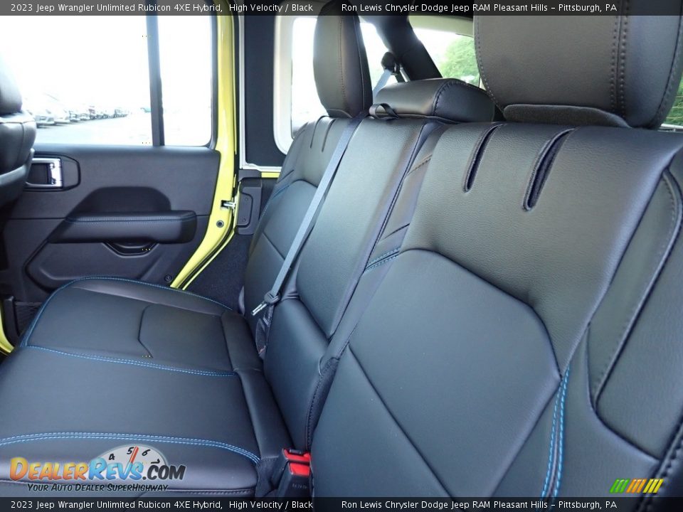 2023 Jeep Wrangler Unlimited Rubicon 4XE Hybrid High Velocity / Black Photo #12
