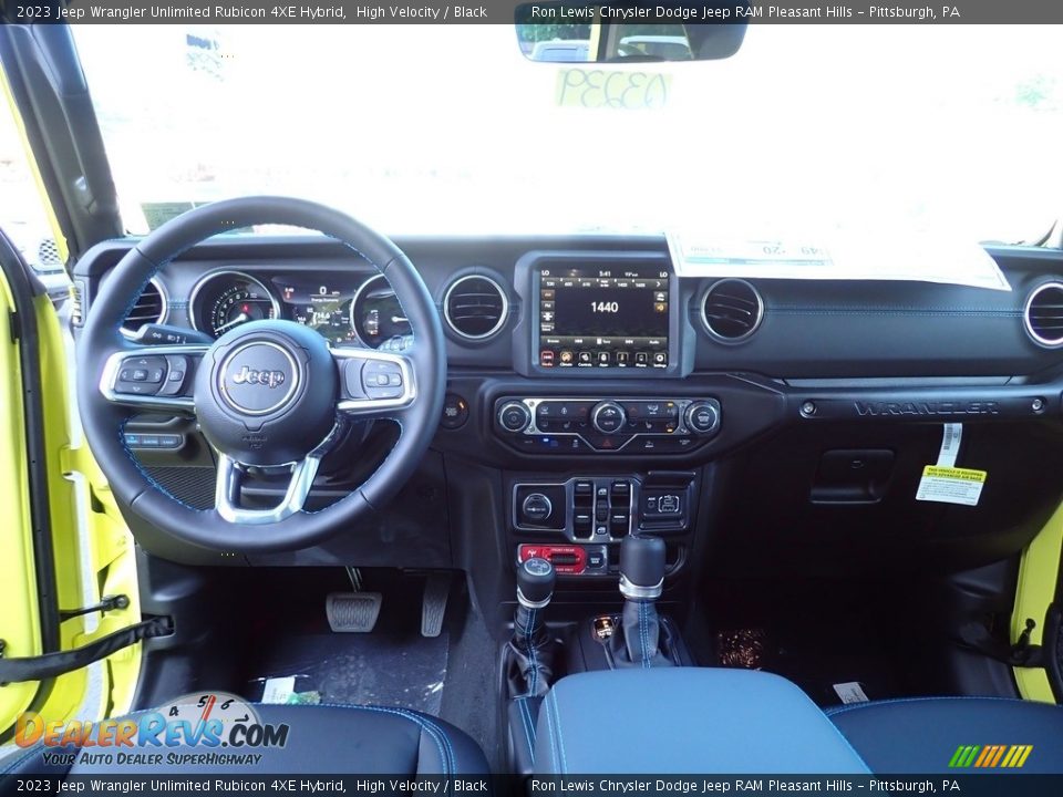 2023 Jeep Wrangler Unlimited Rubicon 4XE Hybrid High Velocity / Black Photo #13