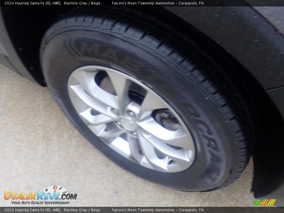 2020 Hyundai Santa Fe SEL AWD Machine Gray / Beige Photo #10