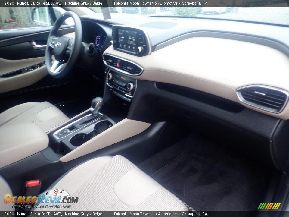 2020 Hyundai Santa Fe SEL AWD Machine Gray / Beige Photo #12