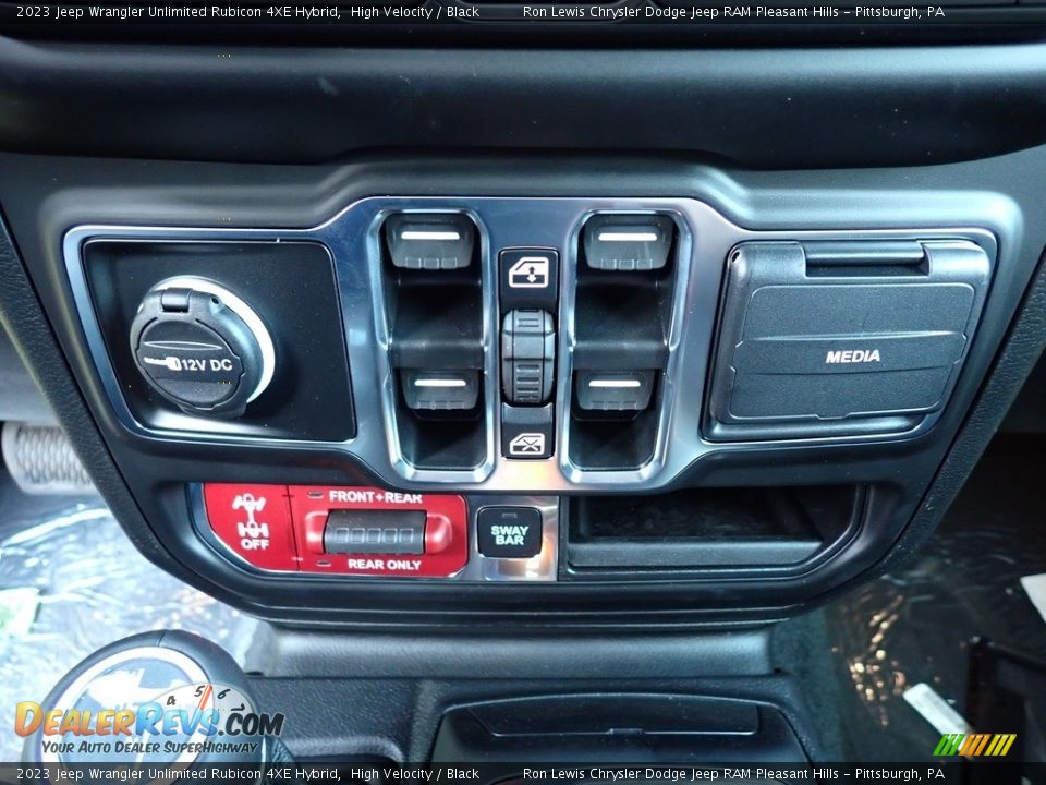 Controls of 2023 Jeep Wrangler Unlimited Rubicon 4XE Hybrid Photo #16