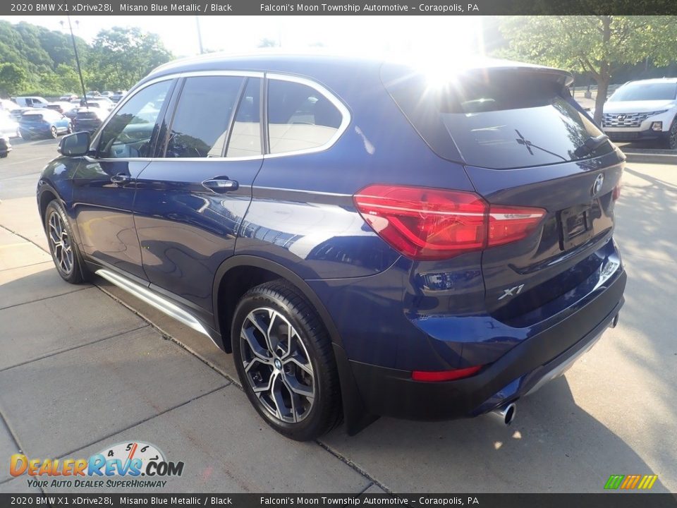 2020 BMW X1 xDrive28i Misano Blue Metallic / Black Photo #5