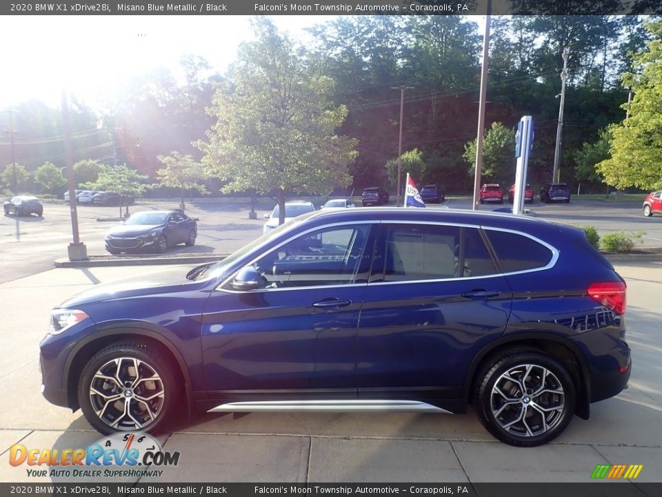 2020 BMW X1 xDrive28i Misano Blue Metallic / Black Photo #6