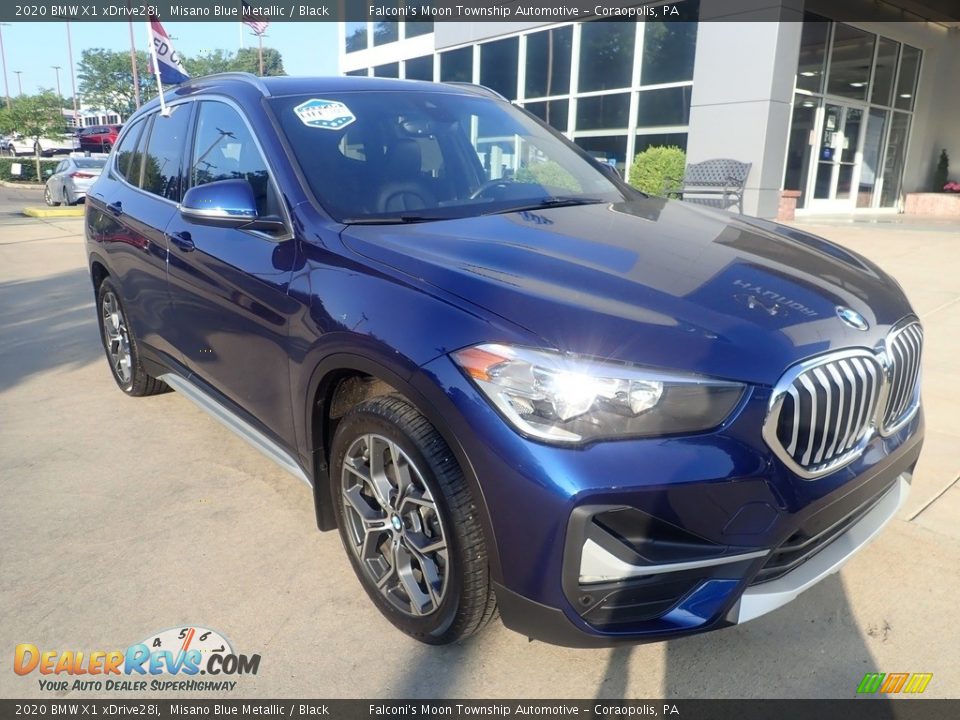 2020 BMW X1 xDrive28i Misano Blue Metallic / Black Photo #9