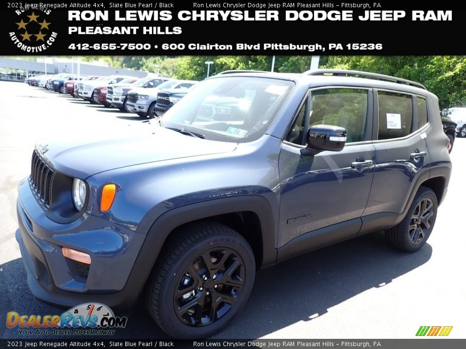 2023 Jeep Renegade Altitude 4x4 Slate Blue Pearl / Black Photo #1