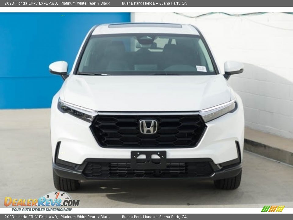 2023 Honda CR-V EX-L AWD Platinum White Pearl / Black Photo #3