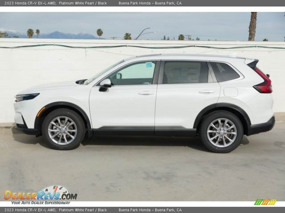 Platinum White Pearl 2023 Honda CR-V EX-L AWD Photo #6