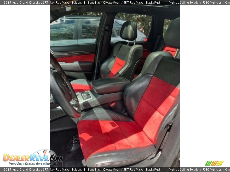 SRT Red Vapor Black/Red Interior - 2015 Jeep Grand Cherokee SRT 4x4 Red Vapor Edition Photo #4