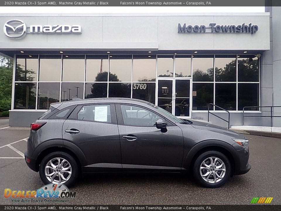 2020 Mazda CX-3 Sport AWD Machine Gray Metallic / Black Photo #1