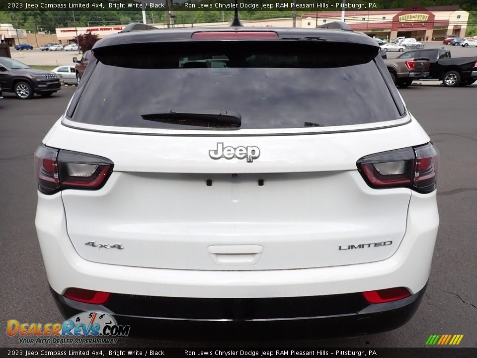 2023 Jeep Compass Limited 4x4 Bright White / Black Photo #4