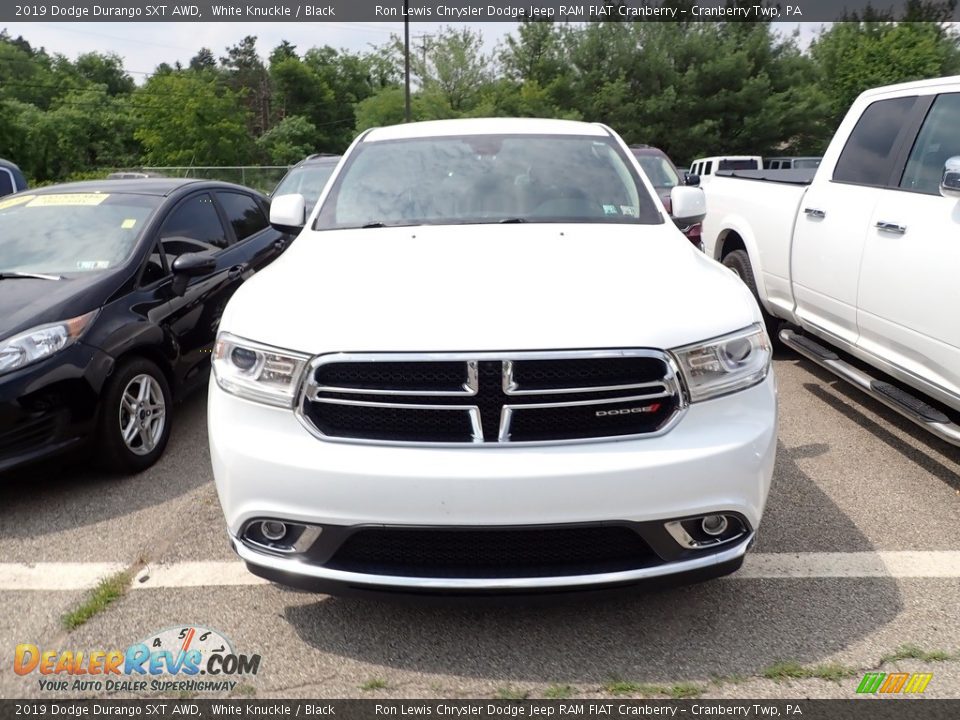 2019 Dodge Durango SXT AWD White Knuckle / Black Photo #2