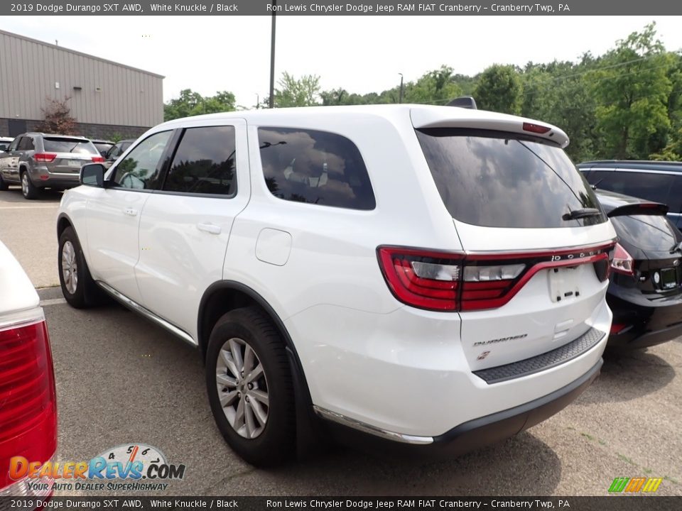 2019 Dodge Durango SXT AWD White Knuckle / Black Photo #4