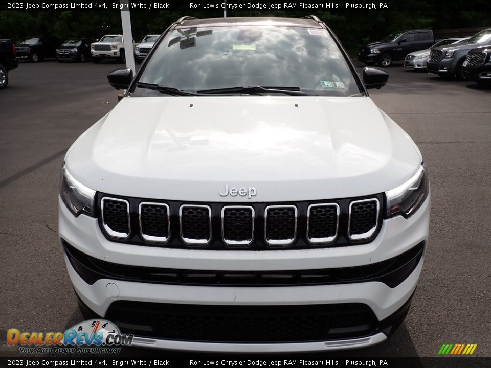 2023 Jeep Compass Limited 4x4 Bright White / Black Photo #9