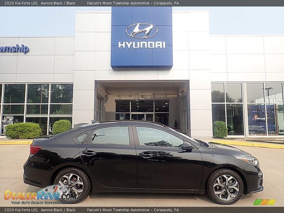 2020 Kia Forte LXS Aurora Black / Black Photo #1