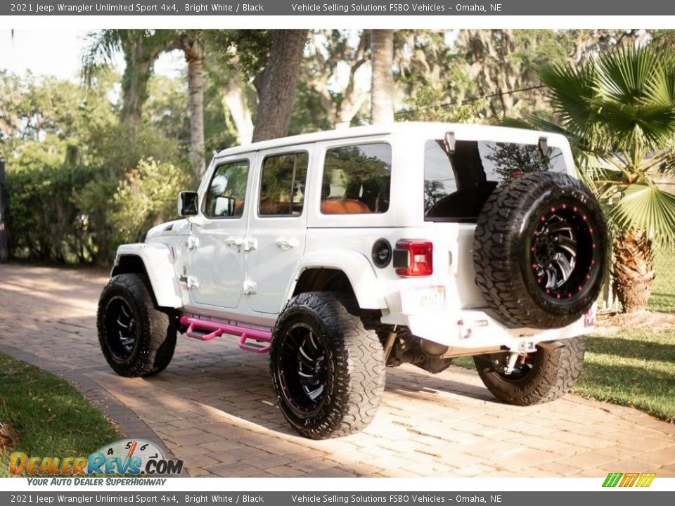 2021 Jeep Wrangler Unlimited Sport 4x4 Bright White / Black Photo #9