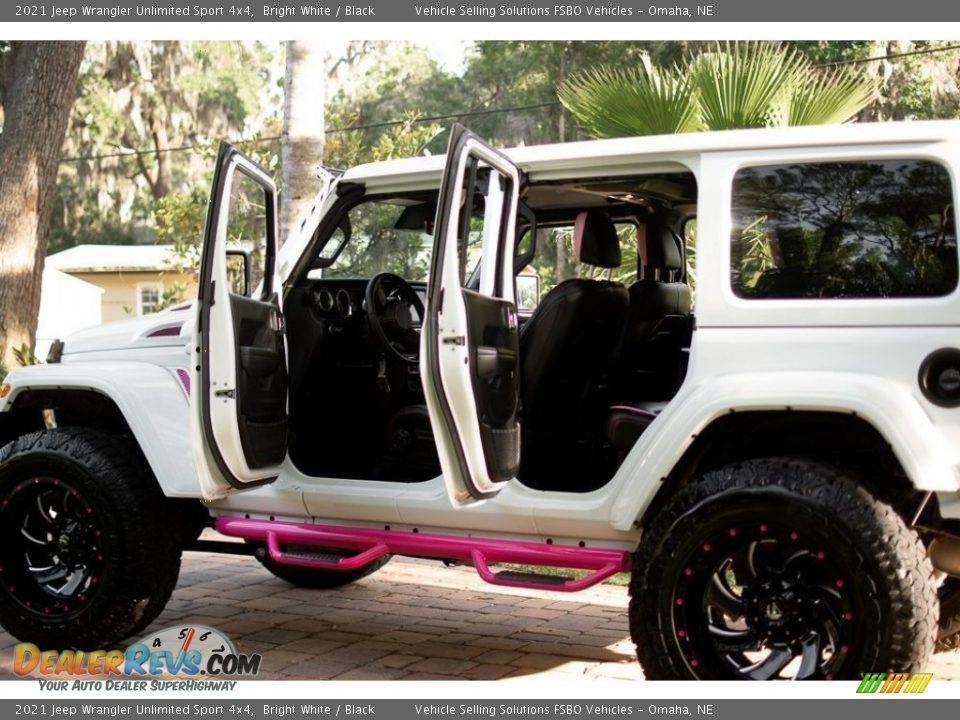 2021 Jeep Wrangler Unlimited Sport 4x4 Bright White / Black Photo #10