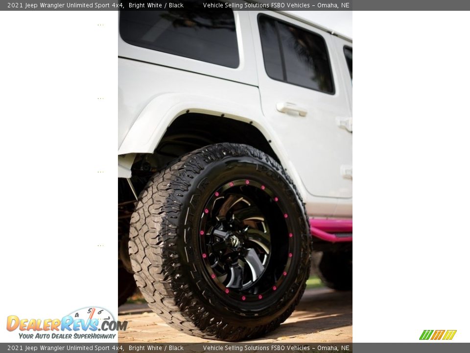 2021 Jeep Wrangler Unlimited Sport 4x4 Bright White / Black Photo #11