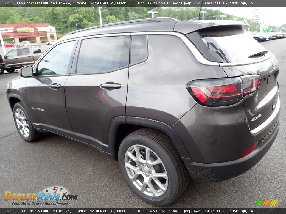 2023 Jeep Compass Latitude Lux 4x4 Granite Crystal Metallic / Black Photo #3