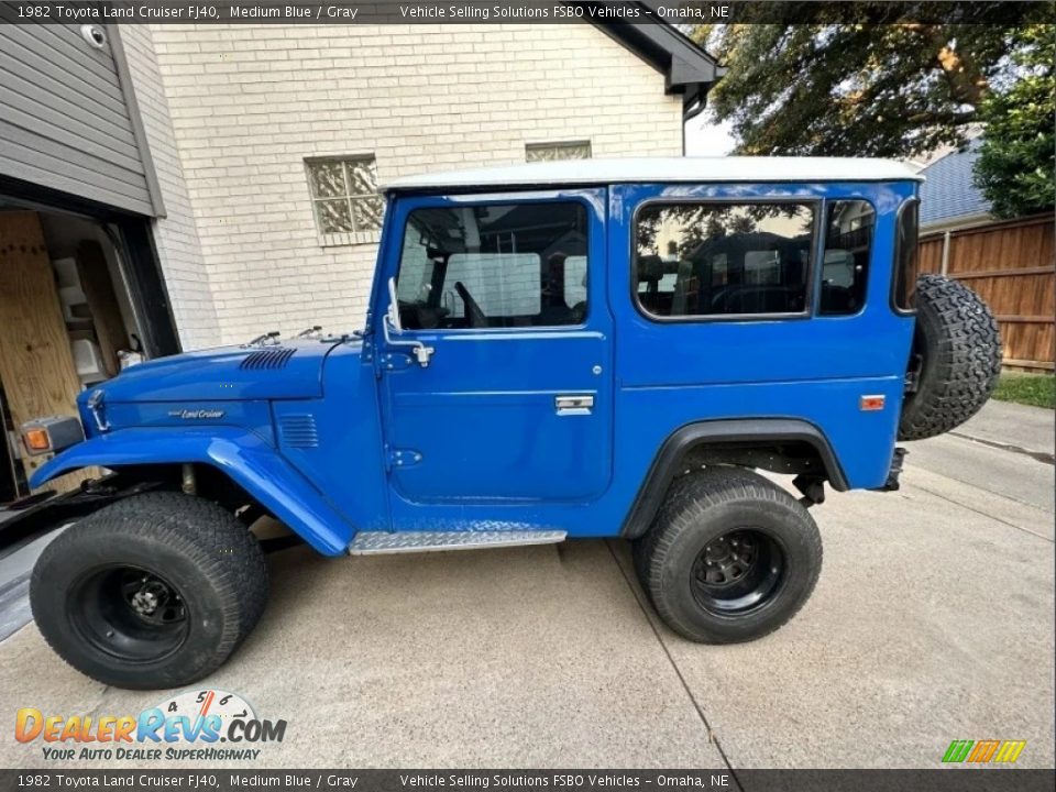 Medium Blue 1982 Toyota Land Cruiser FJ40 Photo #1