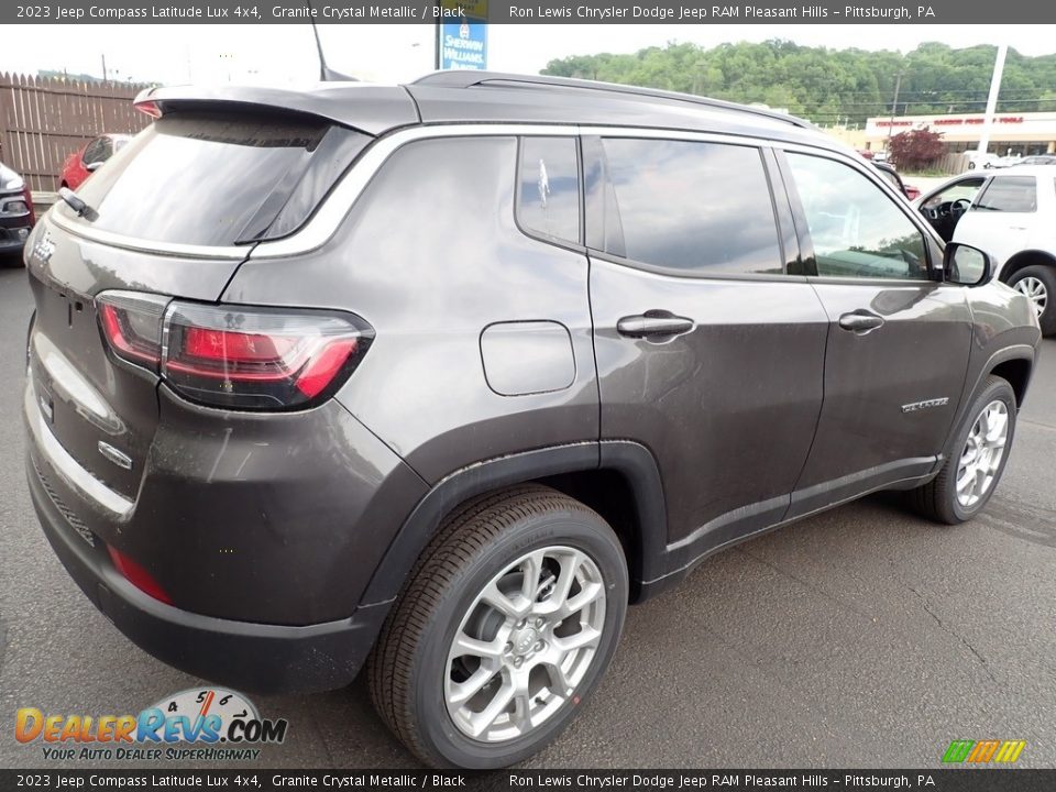 2023 Jeep Compass Latitude Lux 4x4 Granite Crystal Metallic / Black Photo #6