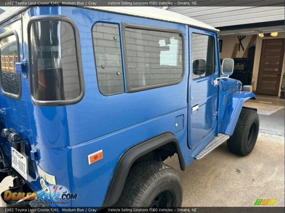 Medium Blue 1982 Toyota Land Cruiser FJ40 Photo #8