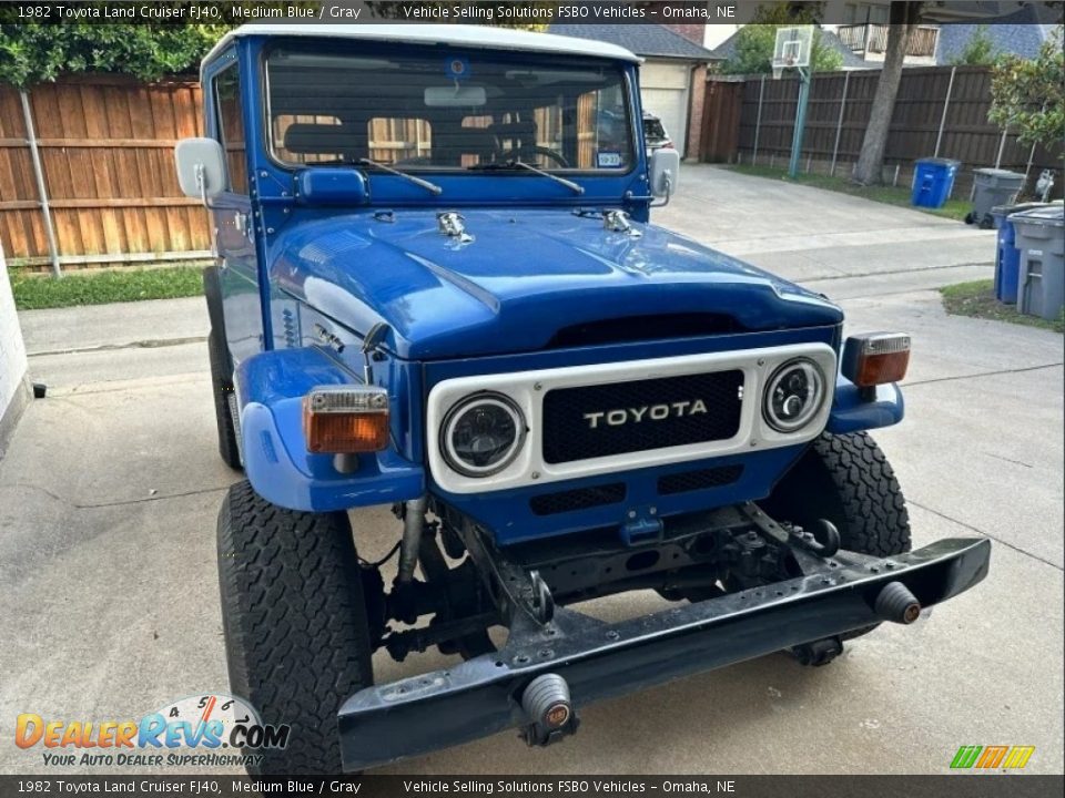 Medium Blue 1982 Toyota Land Cruiser FJ40 Photo #13