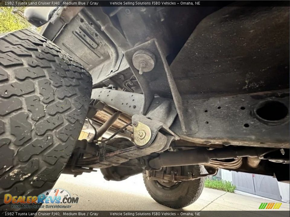 Undercarriage of 1982 Toyota Land Cruiser FJ40 Photo #15