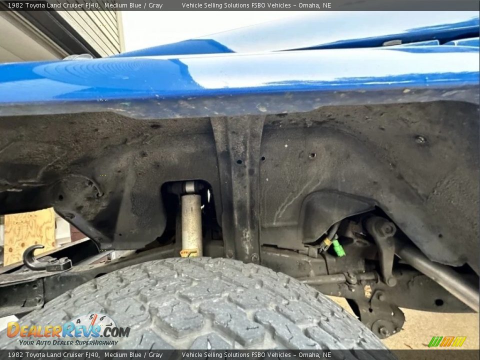 Undercarriage of 1982 Toyota Land Cruiser FJ40 Photo #16