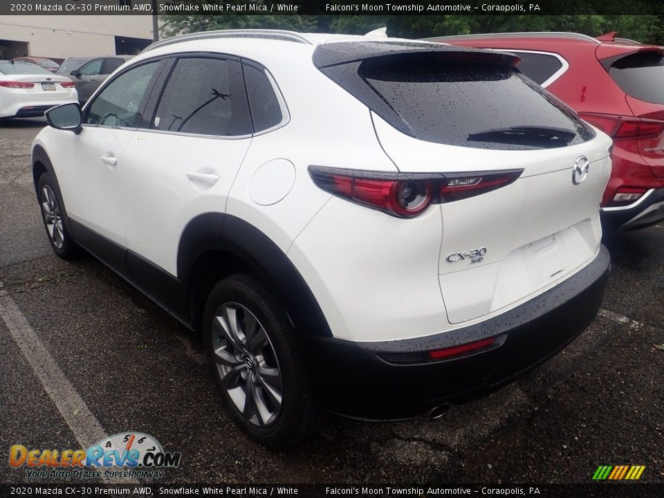 2020 Mazda CX-30 Premium AWD Snowflake White Pearl Mica / White Photo #2