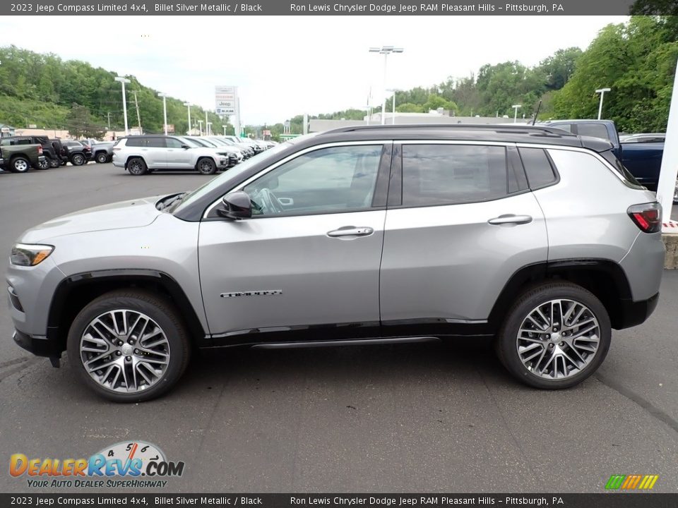 2023 Jeep Compass Limited 4x4 Billet Silver Metallic / Black Photo #2