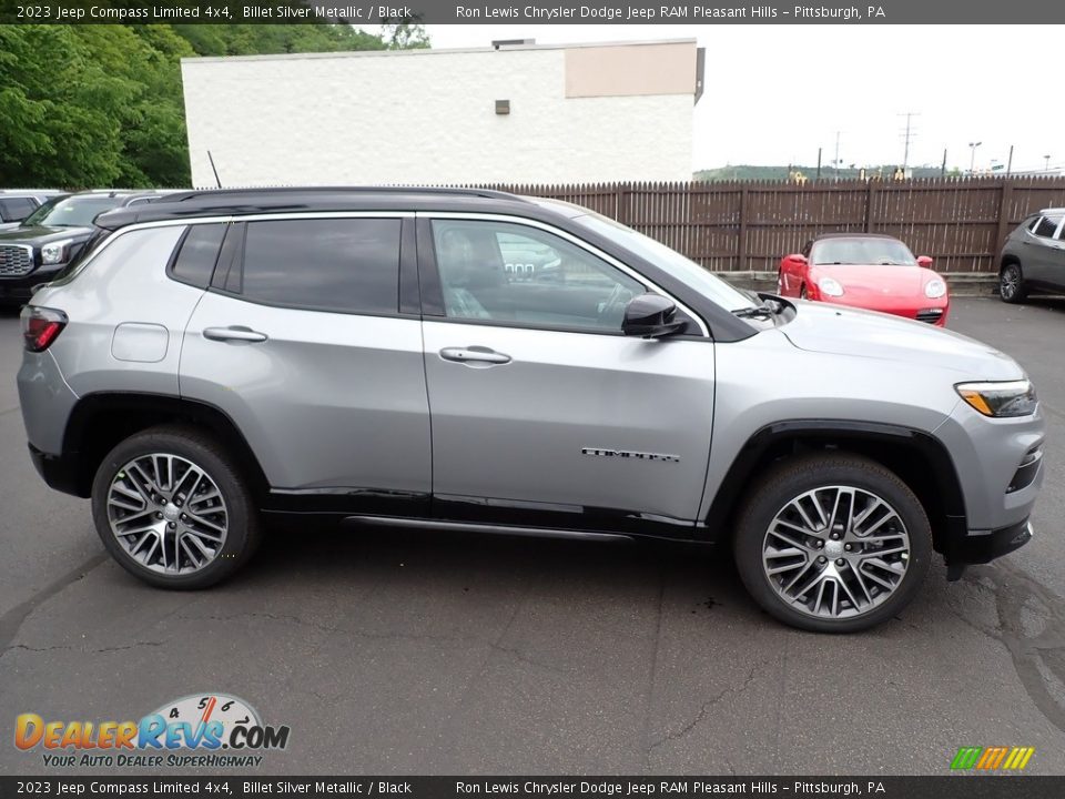 2023 Jeep Compass Limited 4x4 Billet Silver Metallic / Black Photo #7