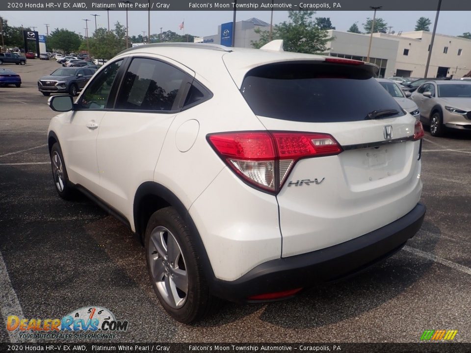 2020 Honda HR-V EX AWD Platinum White Pearl / Gray Photo #2