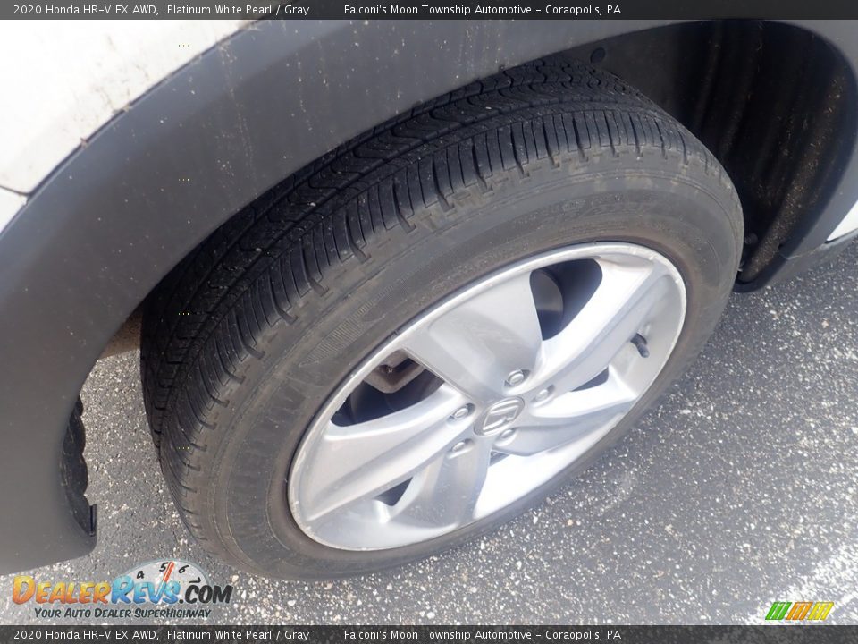 2020 Honda HR-V EX AWD Platinum White Pearl / Gray Photo #5