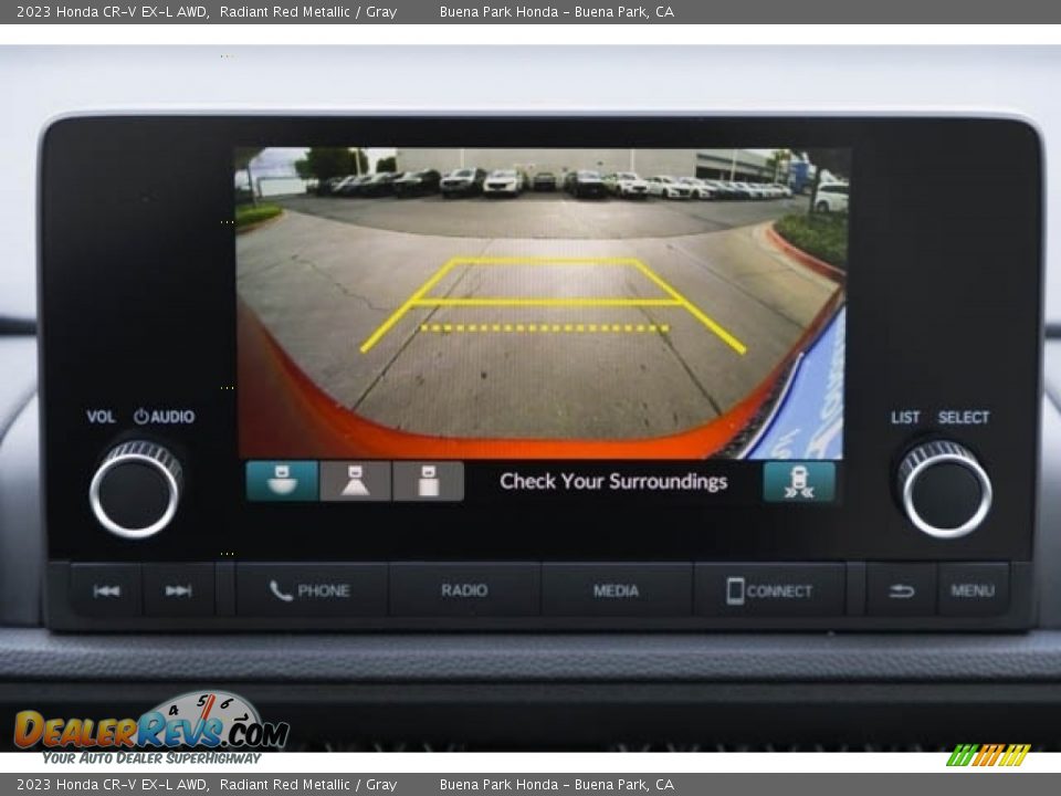 2023 Honda CR-V EX-L AWD Radiant Red Metallic / Gray Photo #14