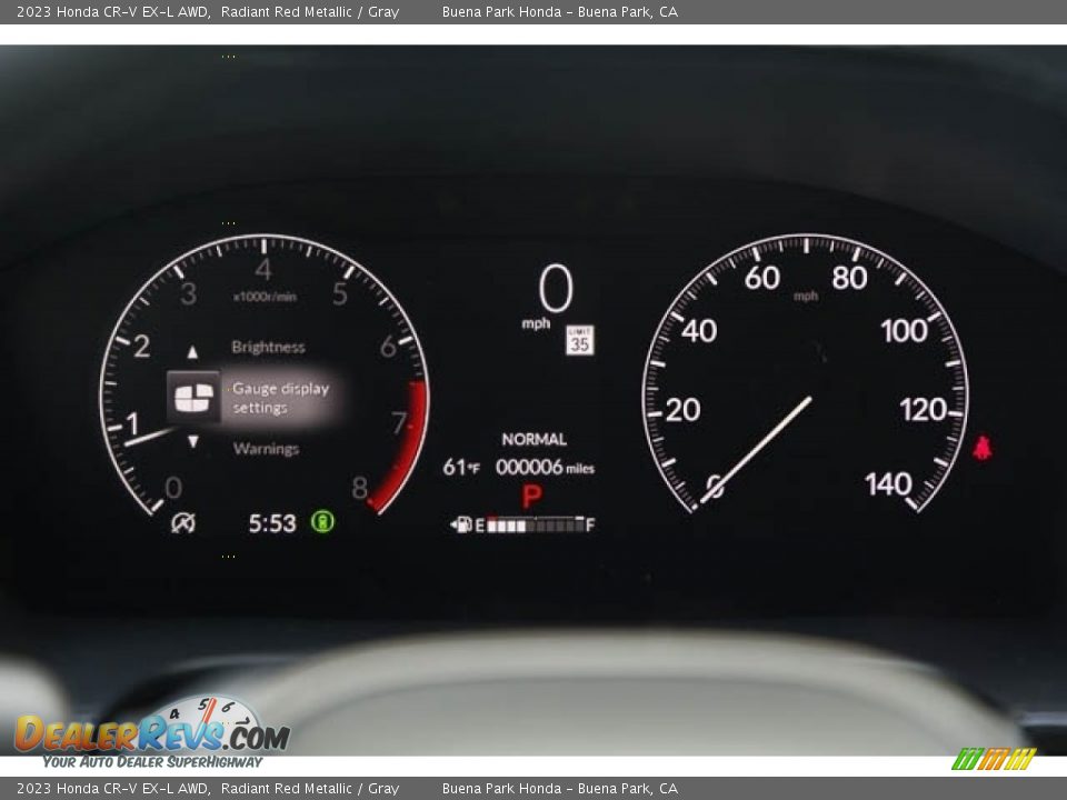 2023 Honda CR-V EX-L AWD Gauges Photo #18
