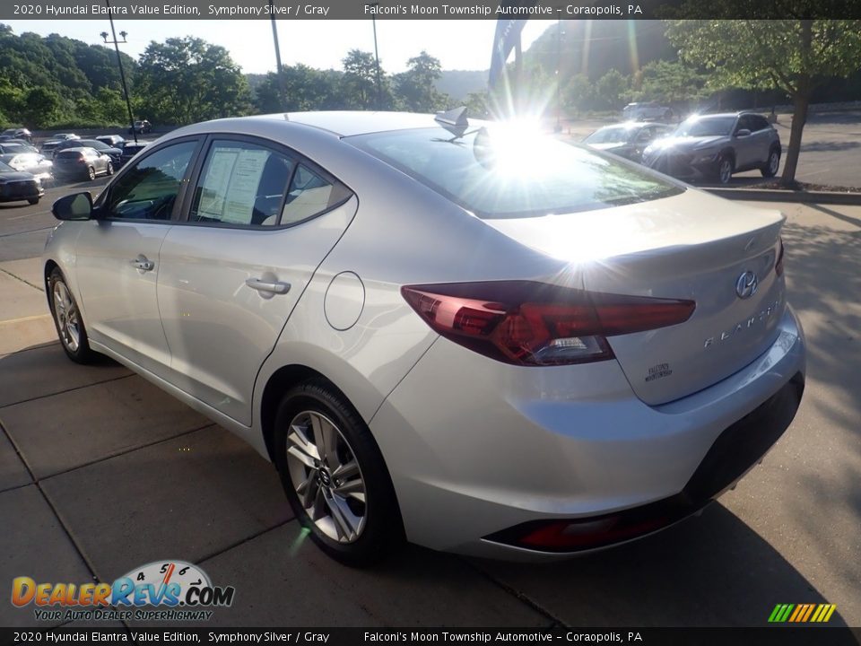 2020 Hyundai Elantra Value Edition Symphony Silver / Gray Photo #4