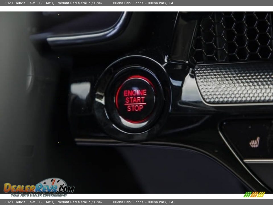 2023 Honda CR-V EX-L AWD Radiant Red Metallic / Gray Photo #23