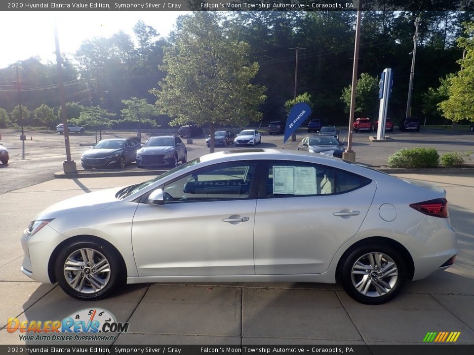 2020 Hyundai Elantra Value Edition Symphony Silver / Gray Photo #5