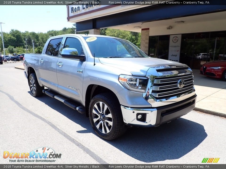 2018 Toyota Tundra Limited CrewMax 4x4 Silver Sky Metallic / Black Photo #2