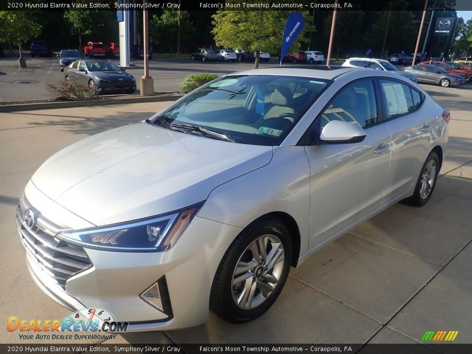 2020 Hyundai Elantra Value Edition Symphony Silver / Gray Photo #6