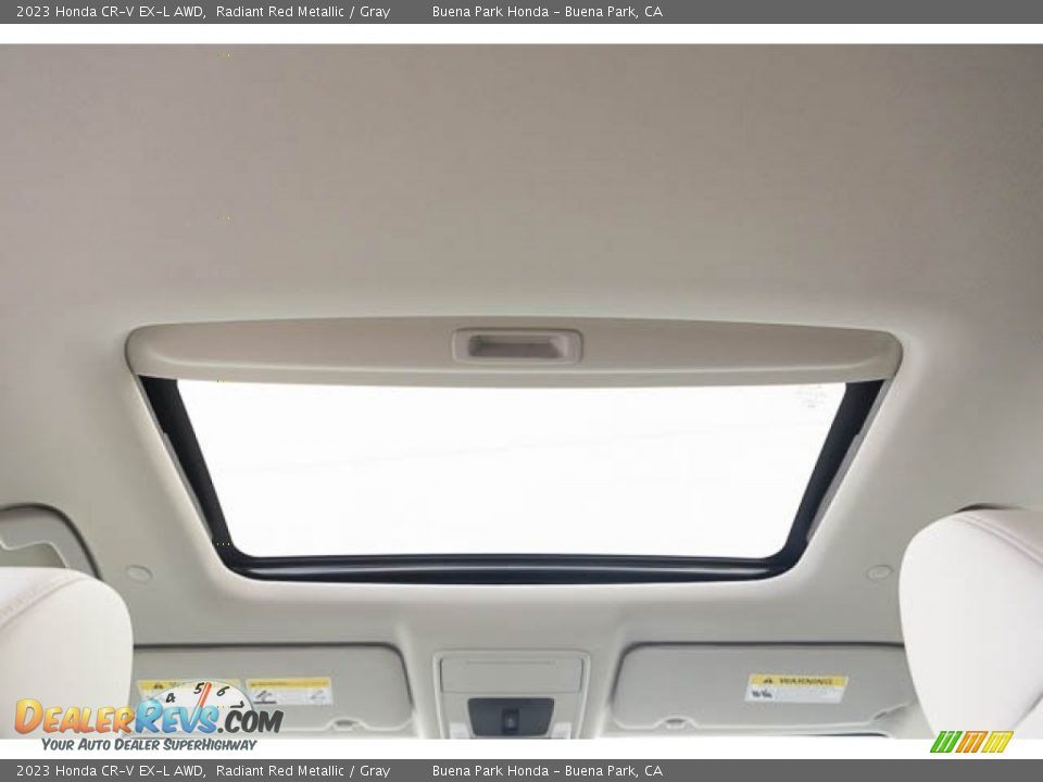 2023 Honda CR-V EX-L AWD Radiant Red Metallic / Gray Photo #25