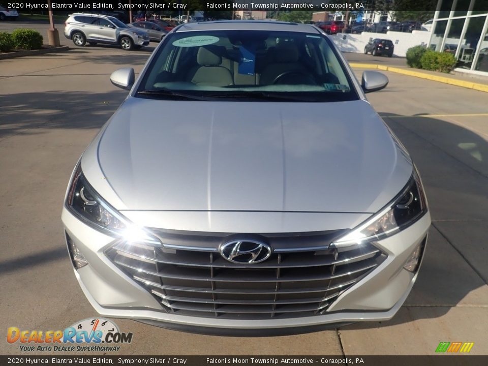2020 Hyundai Elantra Value Edition Symphony Silver / Gray Photo #7