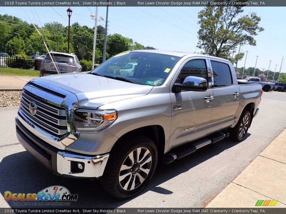 2018 Toyota Tundra Limited CrewMax 4x4 Silver Sky Metallic / Black Photo #4