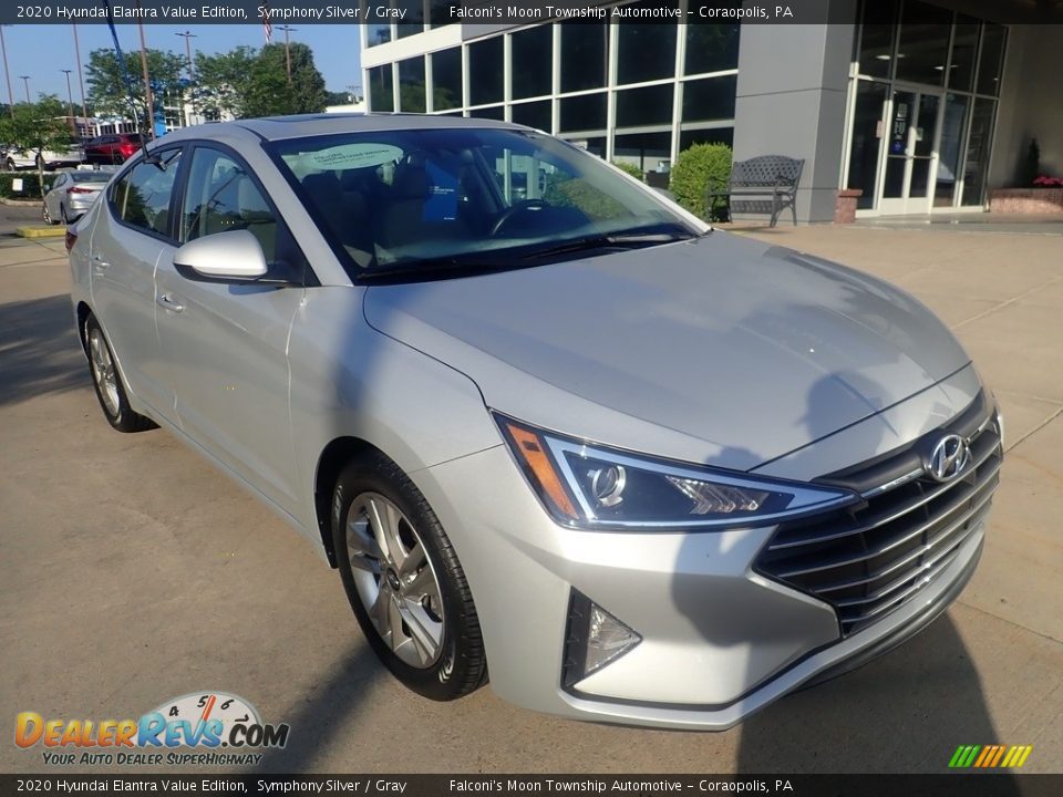 2020 Hyundai Elantra Value Edition Symphony Silver / Gray Photo #8