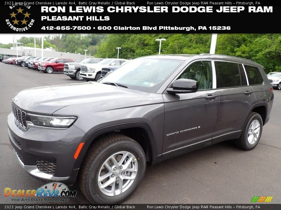 2023 Jeep Grand Cherokee L Laredo 4x4 Baltic Gray Metallic / Global Black Photo #1