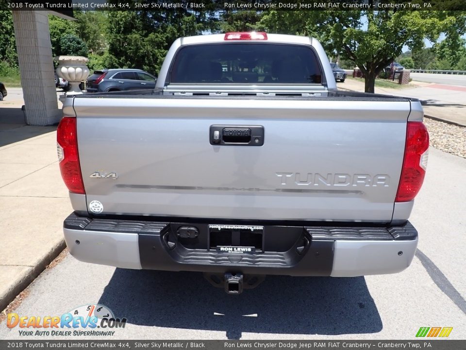 2018 Toyota Tundra Limited CrewMax 4x4 Silver Sky Metallic / Black Photo #7