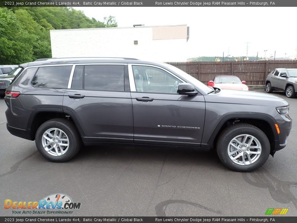 2023 Jeep Grand Cherokee L Laredo 4x4 Baltic Gray Metallic / Global Black Photo #6