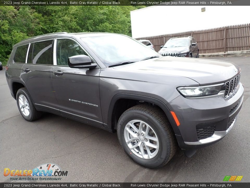 2023 Jeep Grand Cherokee L Laredo 4x4 Baltic Gray Metallic / Global Black Photo #8