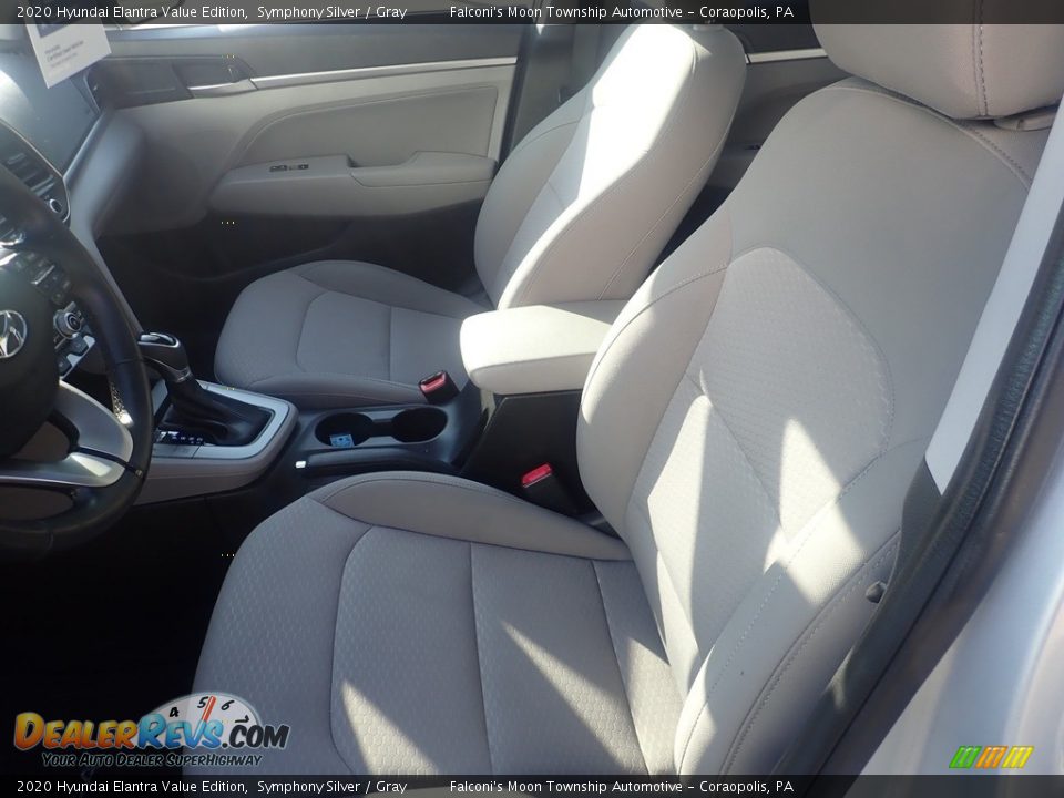 2020 Hyundai Elantra Value Edition Symphony Silver / Gray Photo #16