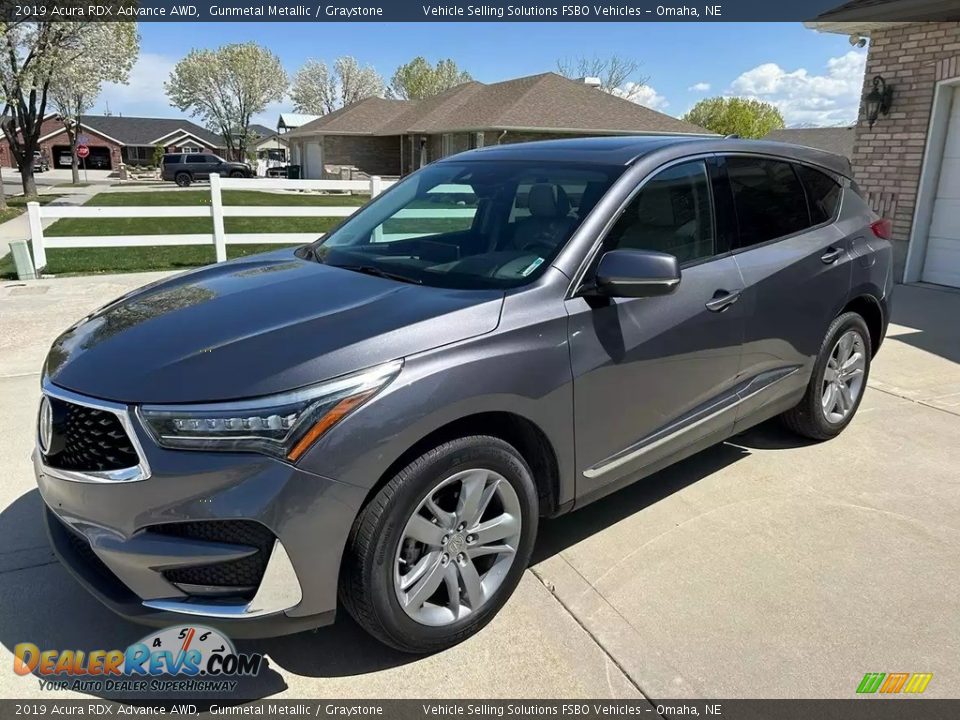 2019 Acura RDX Advance AWD Gunmetal Metallic / Graystone Photo #1